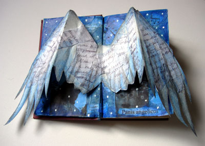 Angel altered book
