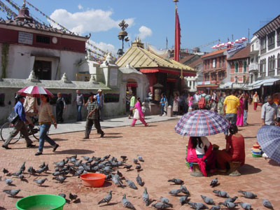 Boudhanath scene