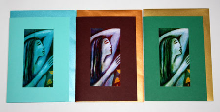Three Goddess cards Three Goddess cards
