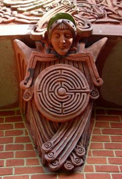 Watts Chapel labyrinth feature