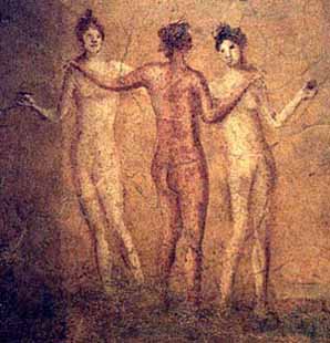 Three Graces fresco