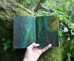 Forest sketchbook - acrylic