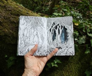 Forest sketchbook - papercut