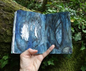 Forest sketchbook - colour papercut