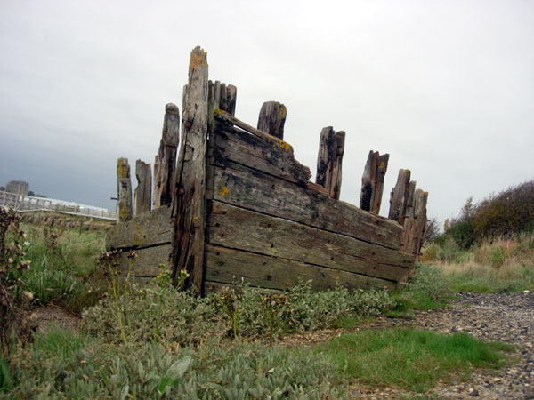 Wrecked Boat Shoreham Wrecked Boat Shoreham
