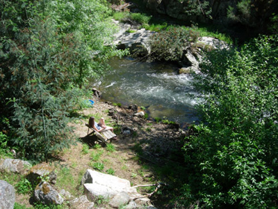 View from The River Lodge 