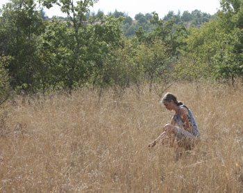 Alexi in the scrub