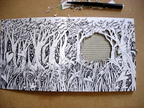 Altered Book Half Finished Altered Book Half Finished