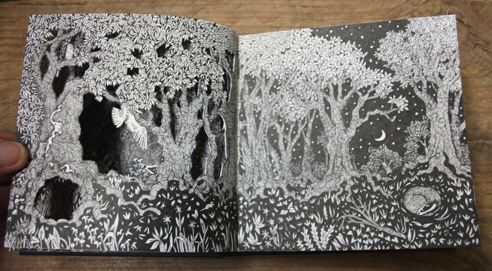 Spread four of my altered sketchbook.