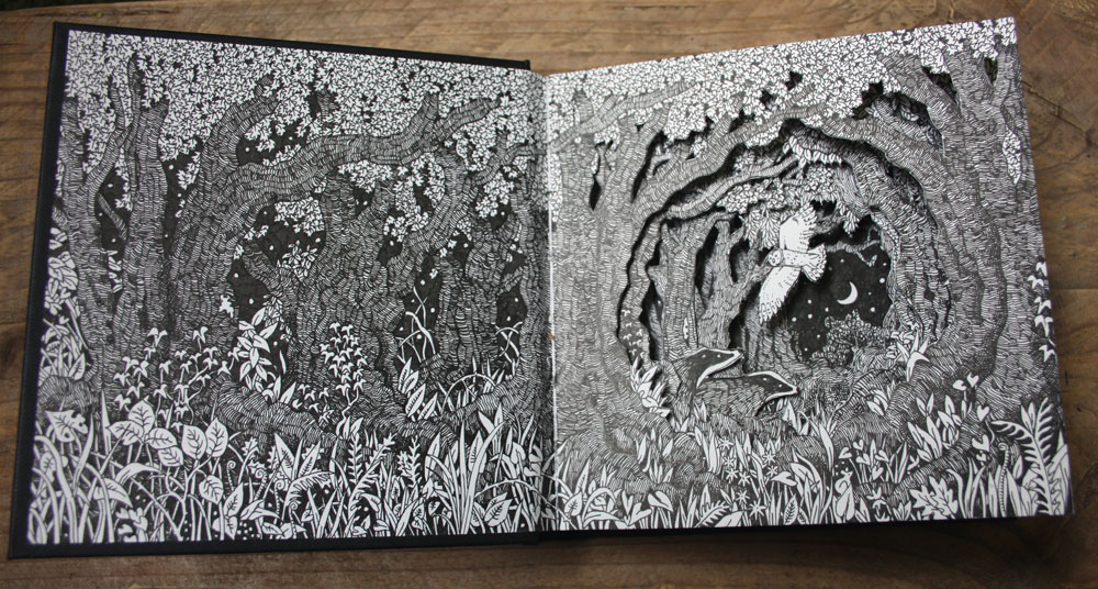The first spread of my altered sketchbook.