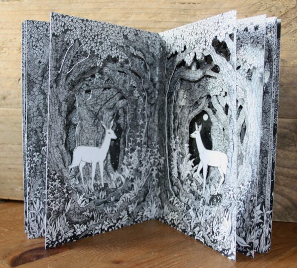 Printed papercut book