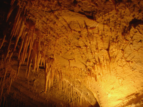 Cave at Cougnac - Stalactites