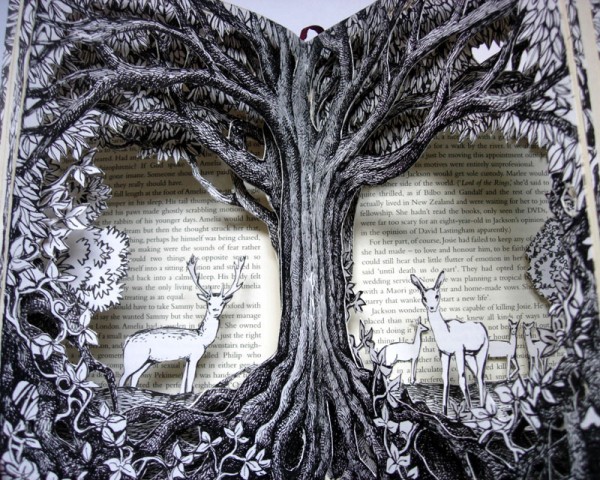 Forest Deer Altered Book Forest Deer Altered Book