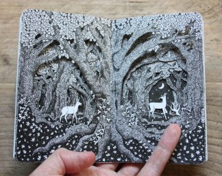 Deer Forest Altered Sketchbook