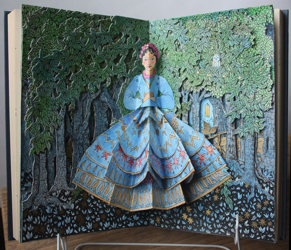 To the Forest Ball Altered Book