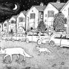 Foxes Abroad Concertina Card
