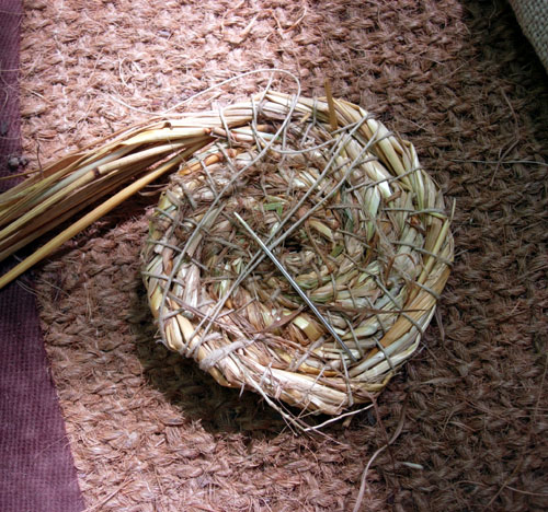The base of my grass basket