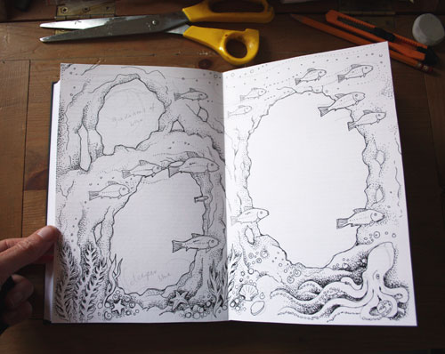 Work-in-prigress Altered Book