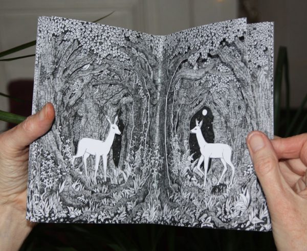 Printed papercut book