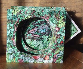 In the Hedge Concertina Card