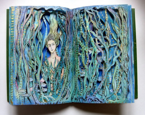 Kelp Maiden Altered Book Kelp Maiden Altered Book