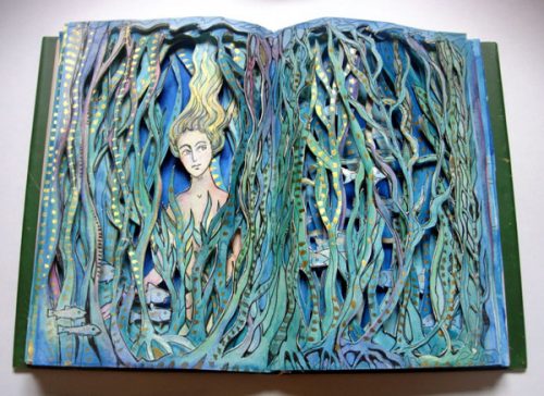Kelp Maiden Altered Book