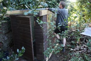 Kevin finishing shed