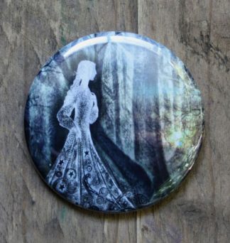 The Lady of the Woods Pocket Mirror