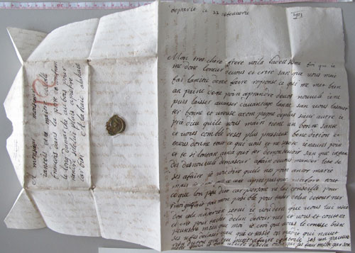 Undelivered 17th Century Letter