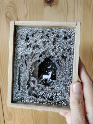 Night of the Deer box frame