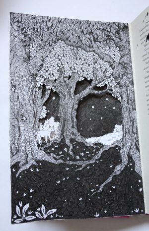 A page from Beneath the Old Tree Altered Book