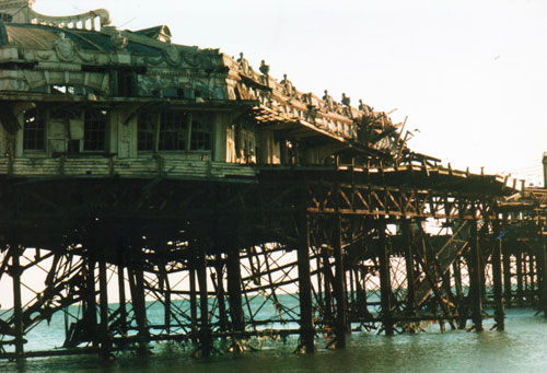 The West Pier Brighton in the 1990s