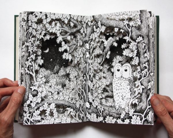 Owl Altered Book
