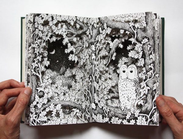 Night Owl Altered Book