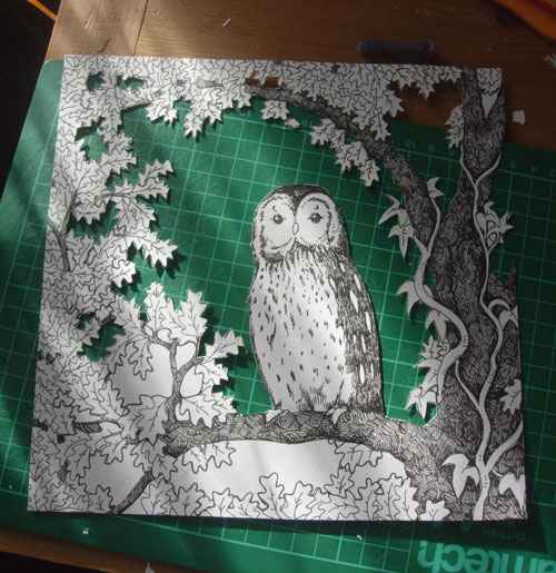 Owl Box Frame in Process