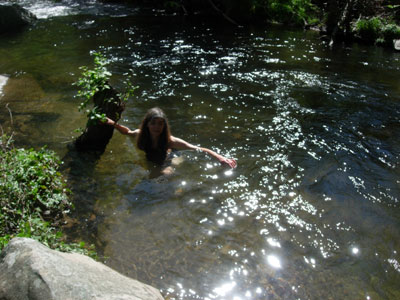 In the River at Pego Ferreiro