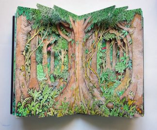 Rainforest Altered Book
