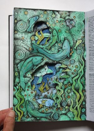 Sea Grotto Altered Book - page 3