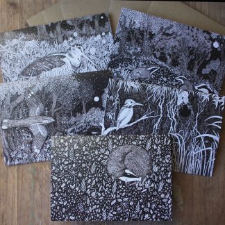 Sepia Wildlife Card Pack