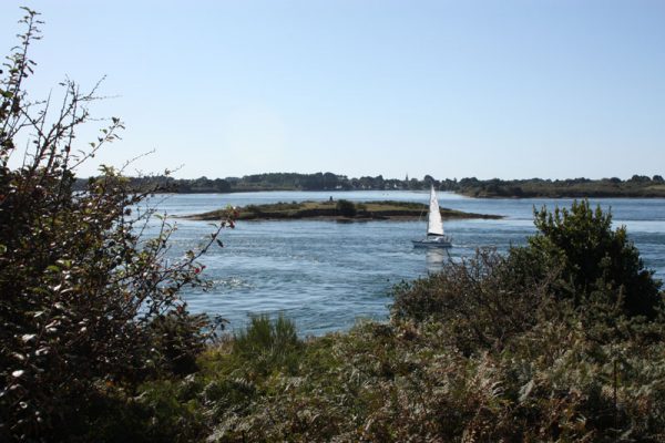 Er Lannic seen from Gavrinis