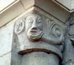 Carving in St Nicolas' Church