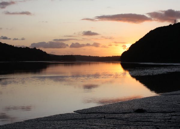 Sunset over the River Aulne