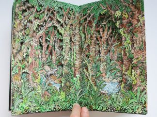 Temperate Rainforest Altered Book
