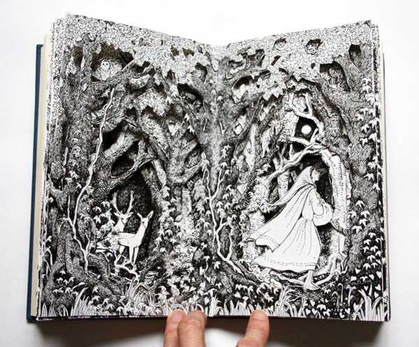 Through the Forest Altered Book