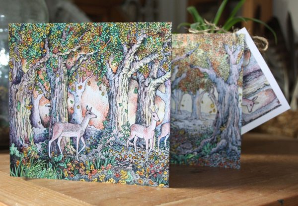 The Woodland Edge Concertina Card