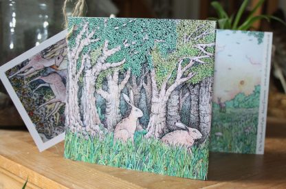 The Woodland Edge Concertina Card